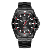 Alexandre Christie AC 6680 MD Solar Tech Black Stainless Steel